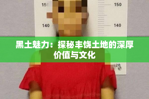 黑土魅力：探秘丰饶土地的深厚价值与文化