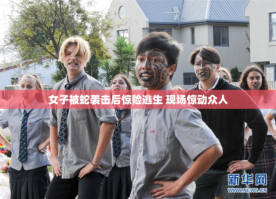 女子被蛇袭击后惊险逃生 现场惊动众人