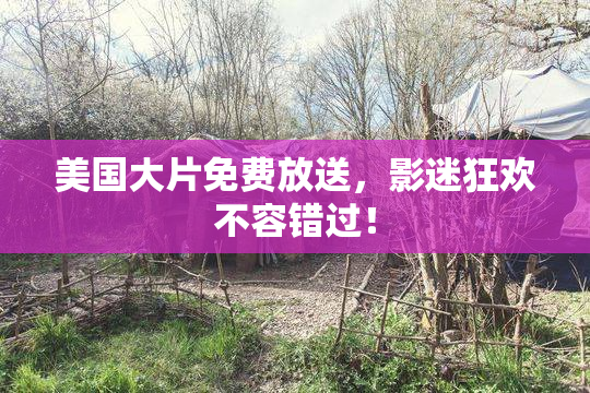 美国大片免费放送，影迷狂欢不容错过！