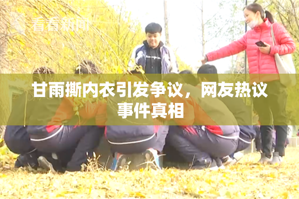 甘雨撕内衣引发争议，网友热议事件真相