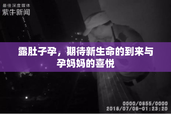 露肚子孕，期待新生命的到来与孕妈妈的喜悦