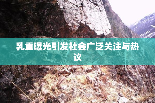 乳重曝光引发社会广泛关注与热议