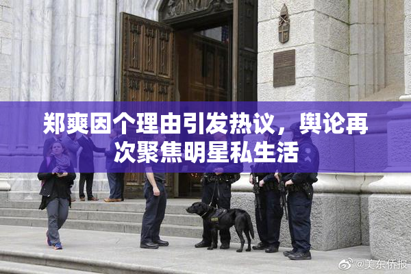 郑爽因个理由引发热议，舆论再次聚焦明星私生活