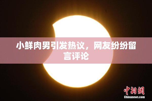 小鲜肉男引发热议，网友纷纷留言评论