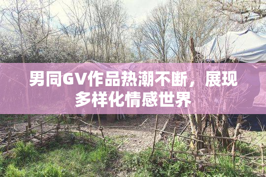 男同GV作品热潮不断，展现多样化情感世界