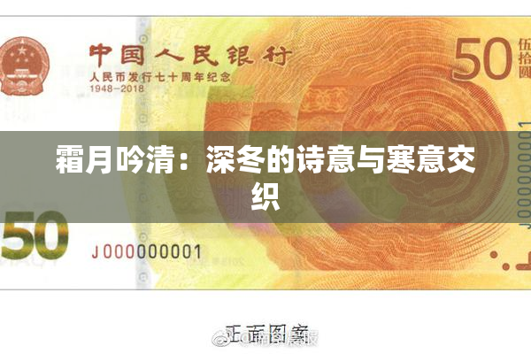 霜月吟清：深冬的诗意与寒意交织