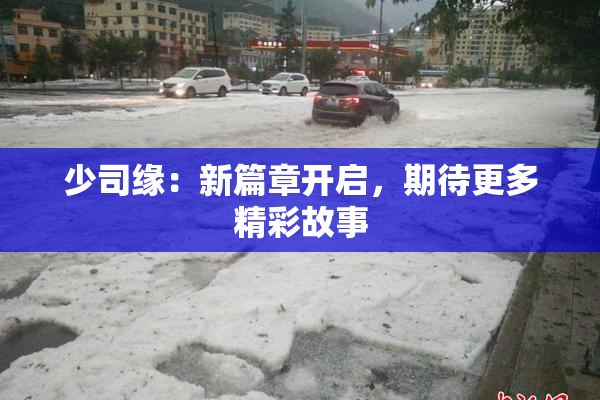 少司缘：新篇章开启，期待更多精彩故事