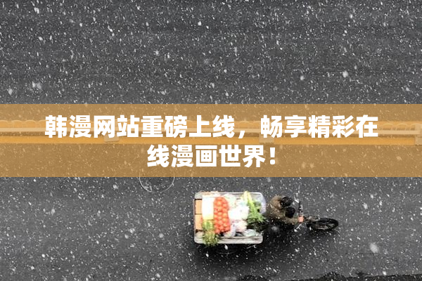 韩漫网站重磅上线，畅享精彩在线漫画世界！