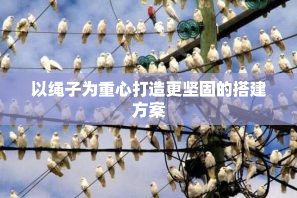 以绳子为重心打造更坚固的搭建方案