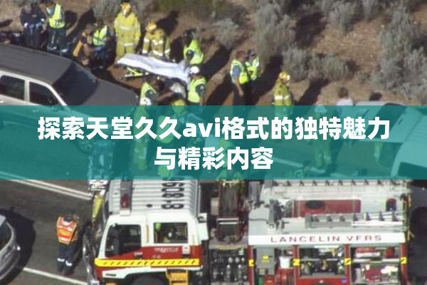 探索天堂久久avi格式的独特魅力与精彩内容