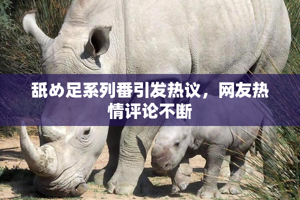 舐め足系列番引发热议，网友热情评论不断