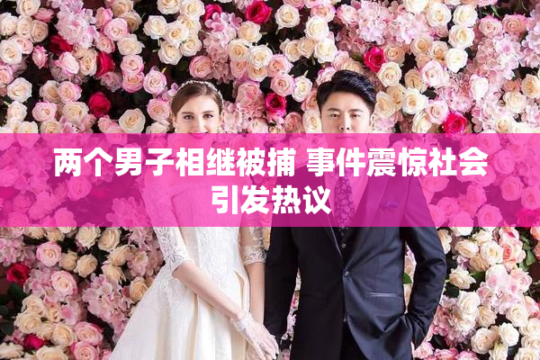 两个男子相继被捕 事件震惊社会引发热议