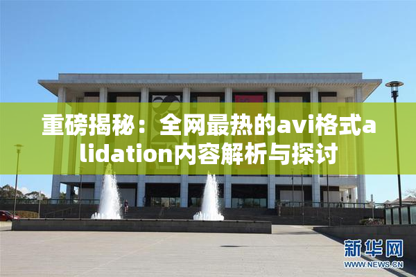 重磅揭秘：全网最热的avi格式alidation内容解析与探讨