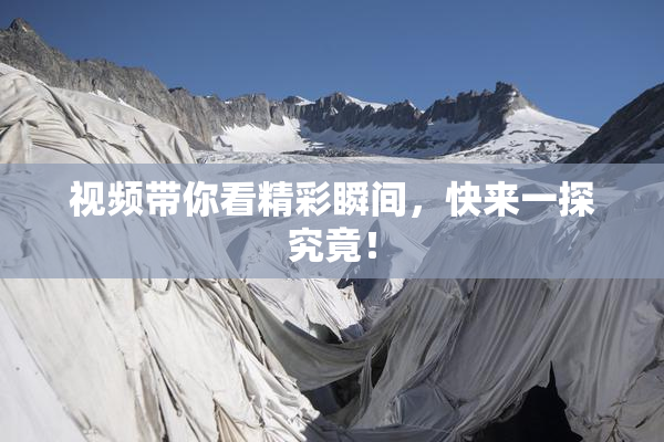 视频带你看精彩瞬间，快来一探究竟！