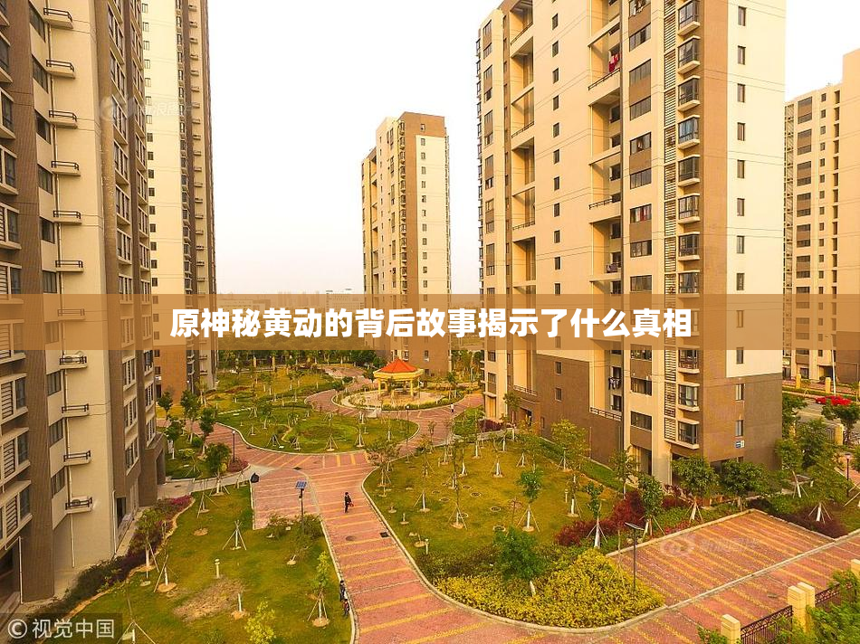 原神秘黄动的背后故事揭示了什么真相